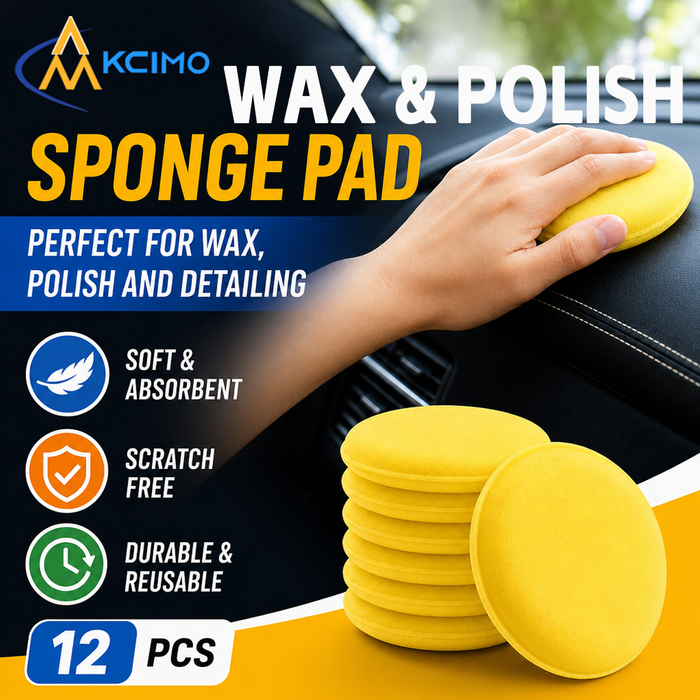 Wax Applicator Pad - 12 buah Kit Bantalan Aplikator Lilin