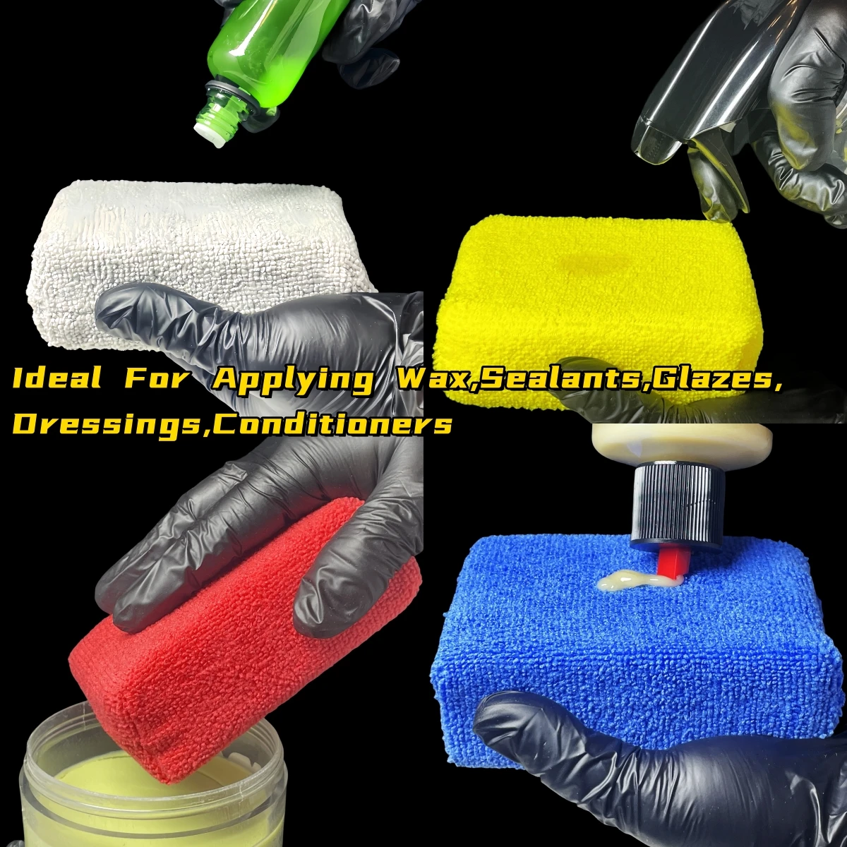 8Pcs Bantalan Aplikator Lilin  - Wax Applicator Pad ulasan dan harga