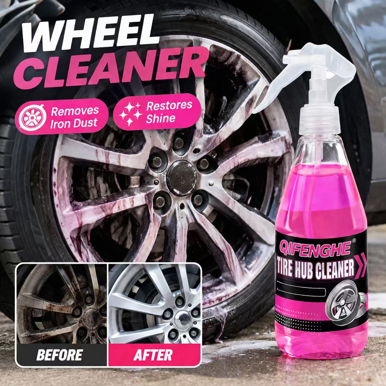 Semprotan Pembersih Roda yang  - Wheel Cleaner Alloy ulasan dan harga