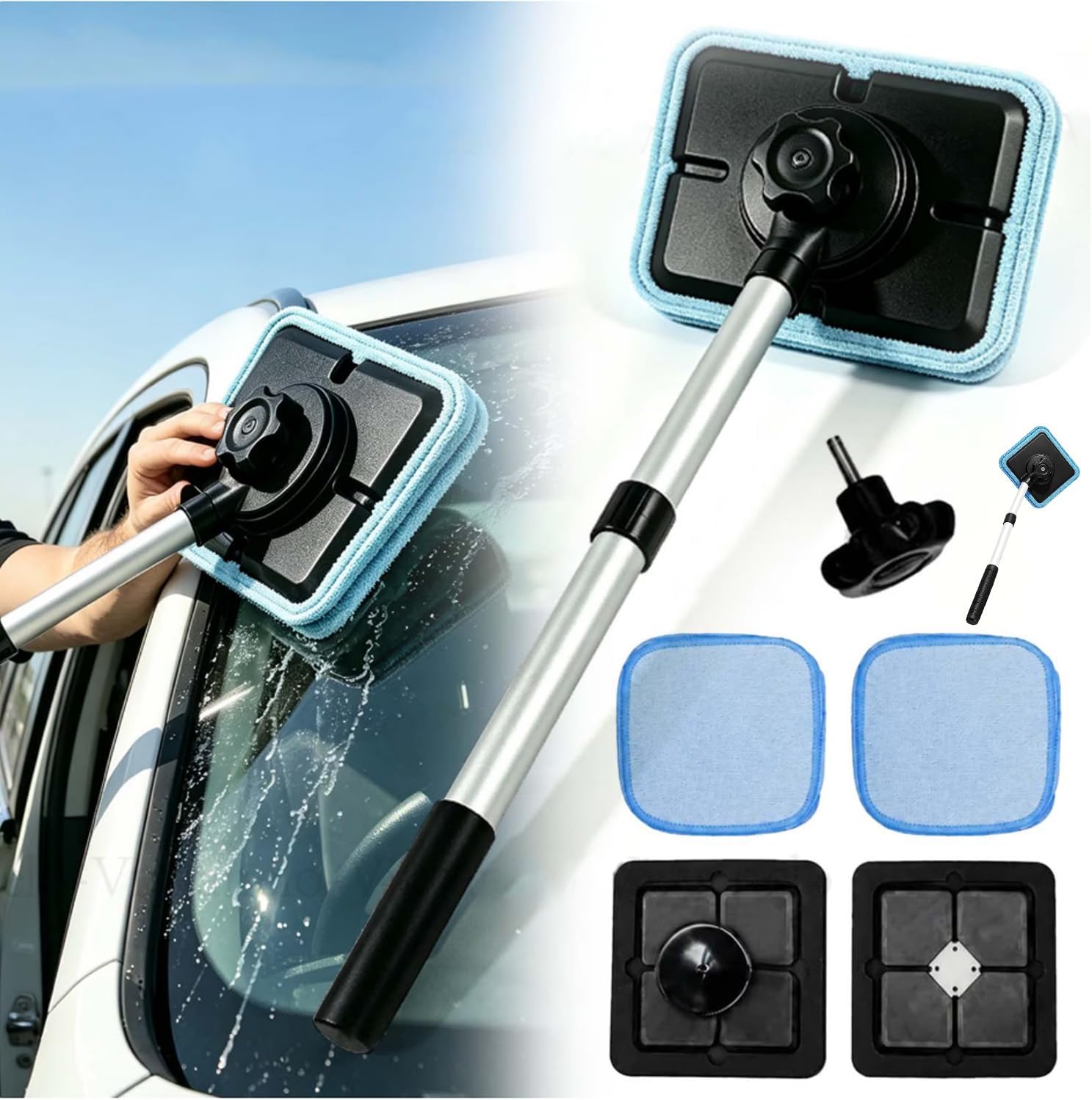 Pembersih Kaca Mobil Magnetik  - Glass Cleaner Streak ulasan dan harga